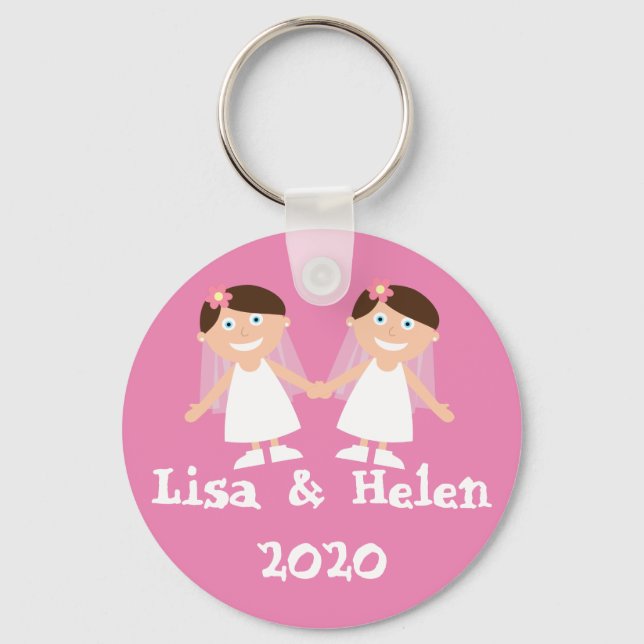 Gay Wedding Schlüsselanhänger (Vorderseite)
