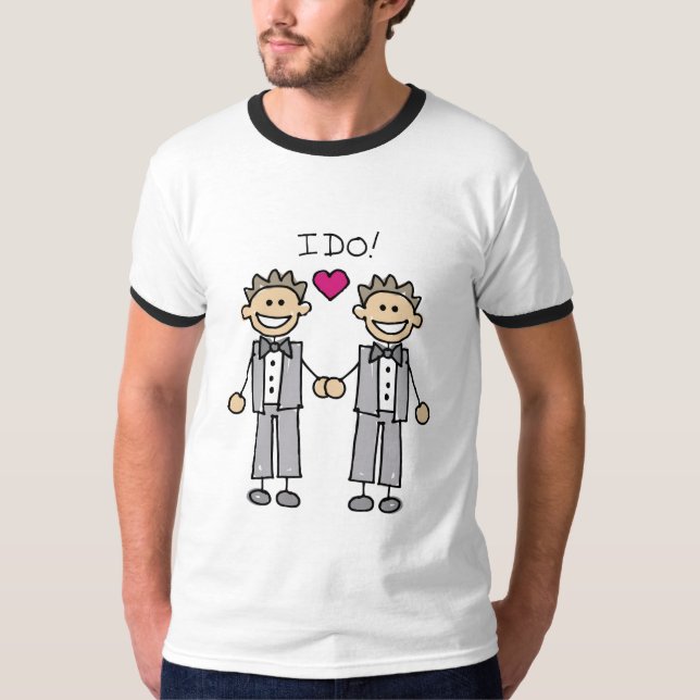 Gay Wedding T - Shirt (Vorderseite)