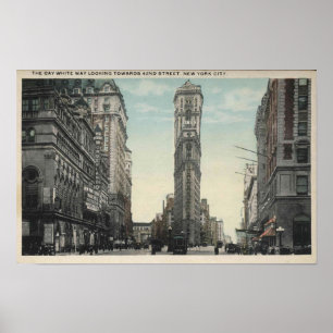 Gay White Way, Times Square NYC 1920er Jahre Poster