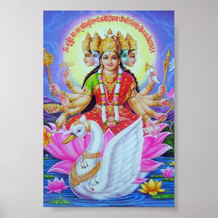 gayatri Göttinnen Poster