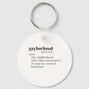 GAYBORHOOD (Definition) Schlüsselanhänger
