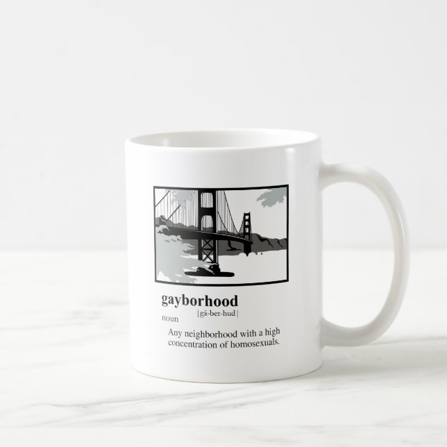GAYBORHOOD KAFFEETASSE (Rechts)