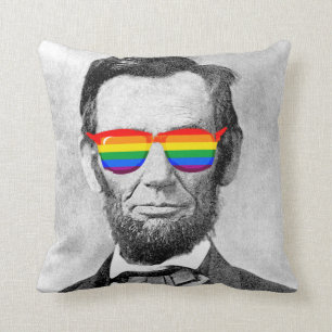 Gaybraham Lincoln Kissen