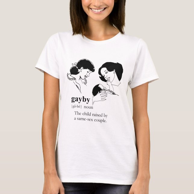 GAYBY (Lesbisch) T-Shirt (Vorderseite)