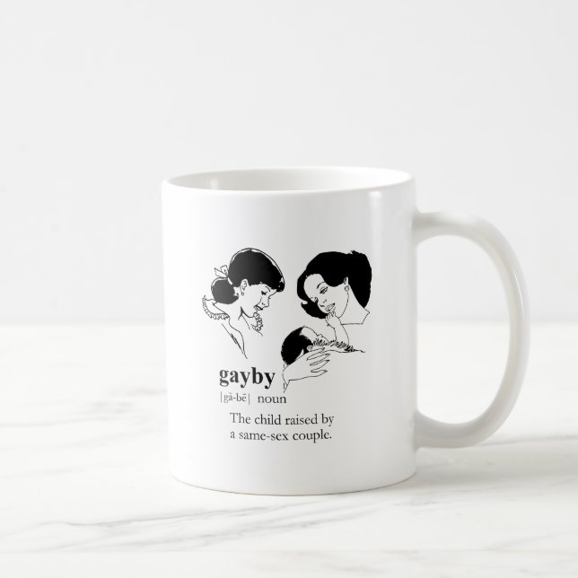 GAYBY (Lesbisch) Tasse (Rechts)