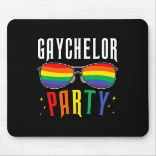 Gaychelor Schwul Lesbisch Lgbtq Pride Junggesellen Mousepad