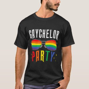 Gaychelor Schwul Lesbisch Lgbtq Pride Junggesellen T-Shirt