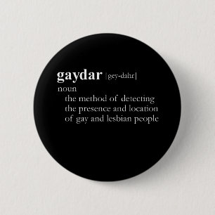 GAYDAR (Definition) Button
