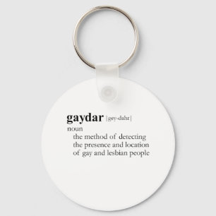 GAYDAR (Definition) Schlüsselanhänger