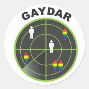 gayday - besonders angefertigt runder aufkleber