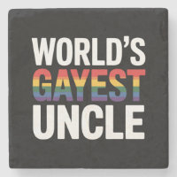 Gayest Uncle LGBTQ Gay Pride der Welt Ally Rainbow