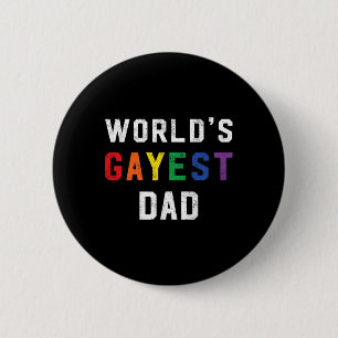 Gayest Vater Niedlich Gay Pride Lgbt Vathers Day Button