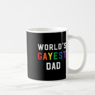 Gayest Vater Niedlich Gay Pride Lgbt Vathers Day Kaffeetasse