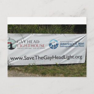 Gayhead Light House Post Card Postkarte
