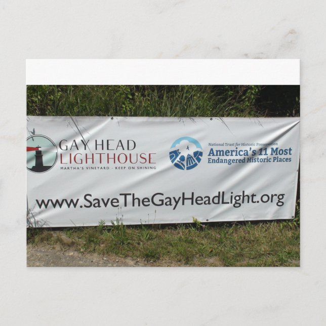 Gayhead Light House Post Card Postkarte (Vorderseite)