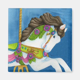 Gayle Carousel Horse Magnet