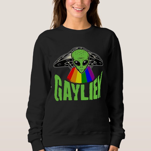 Gaylien Gay Bear  Pride For Men Women Cute Lgbtq   Sweatshirt (Vorderseite)