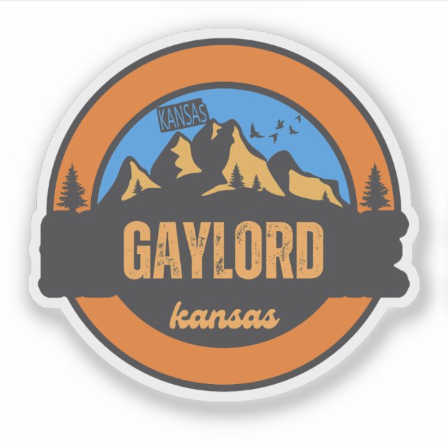 Gaylord, Kansas Aufkleber (Vorderseite)
