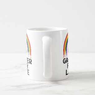 Gaymer für Leben-Tasse Kaffeetasse