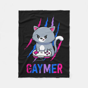 Gaymer Geek Pride Lgbt Video Game Lovers Geschenk Fleecedecke