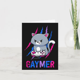 Gaymer Geek Pride Lgbt Video Game Lovers Geschenk Karte