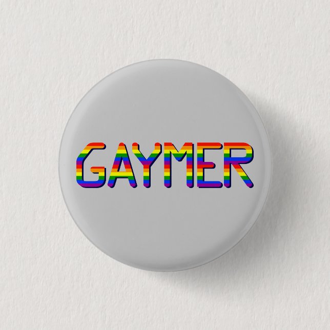 Gaymer Graphic Button (Vorderseite)