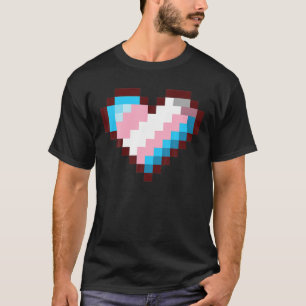 Gaymer LGBT Retro Prix Transsexual Player Pixel H T-Shirt