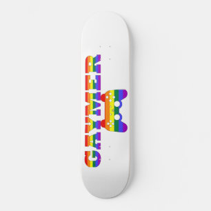 Gaymer, LGBTQ Gamers Geschenk Idee Skateboard