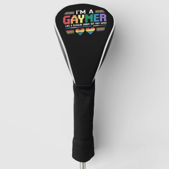 Gaymer mag einen normalen Gamer, aber wie Gayer Ga Golf Headcover (Vorderseite)