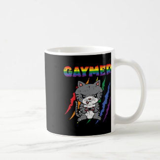 Gaymer Purride Cat Video Game Gamer Lgbtq Rainbow Kaffeetasse