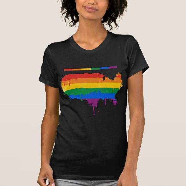 GAYMERICA T-Shirt (Vorderseite)
