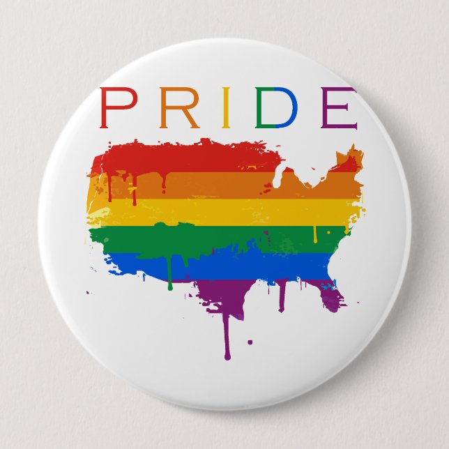 Gaymerican Pride Button (Vorderseite)