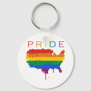 Gaymerican Pride Schlüsselanhänger