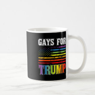 Gays for Trump Lgbt Pride Gay Rainbow Flag Abstimm Kaffeetasse