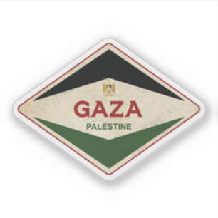 Gaza-Palästina Vintag Aufkleber