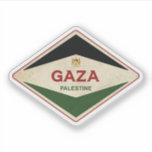 Gaza Palestine Vintage Aufkleber<br><div class="desc">Gaza Palestine Vintage</div>