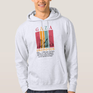 Gaza-Solidaritäts-Hoodie – 3.000 Jahre Glaube Hoodie