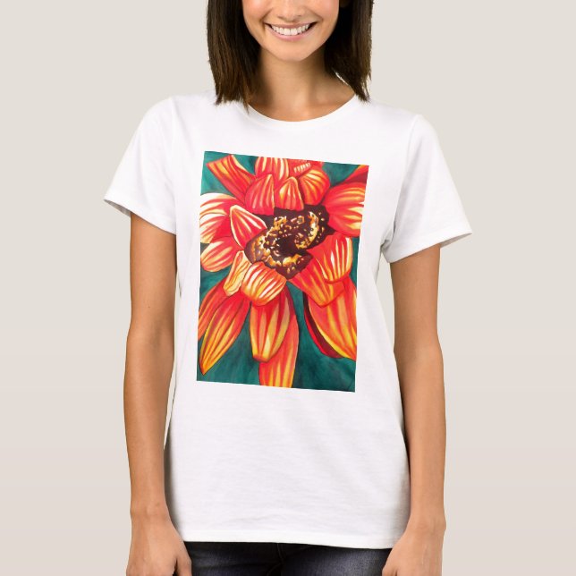 Gazania Wüstenkunst von Sacha Grossel T-Shirt (Vorderseite)