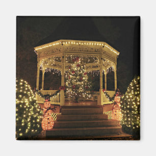 Gazebo Dressed für Weihnachten Magnet