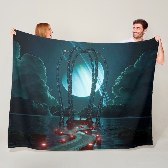Gazebo (Mitternacht) Fleecedecke (Beispiel)