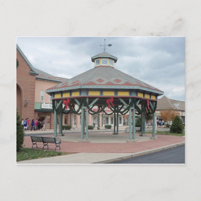Gazebo Near Gettysburg Postkarte (Vorderseite)