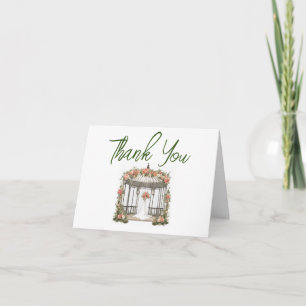 Gazebo Wedding Dankeschön Notes Karten