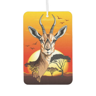 Gazelle African Antelope Wild Animal Autolufterfrischer