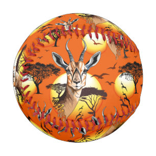 Gazelle African Antelope Wild Animal Baseball