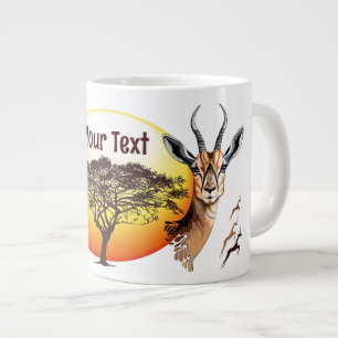 Gazelle African Antelope Wild Animal Jumbo-Tasse
