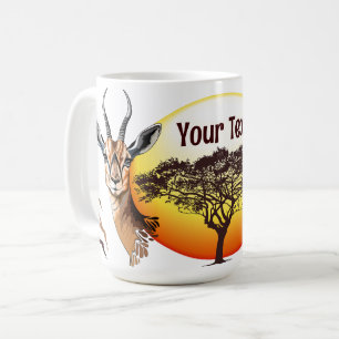 Gazelle African Antelope Wild Animal Kaffeetasse