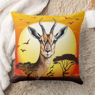 Gazelle African Antelope Wild Animal Kissen