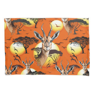Gazelle African Antelope Wild Animal Kissenbezug