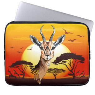 Gazelle African Antelope Wild Animal Laptopschutzhülle