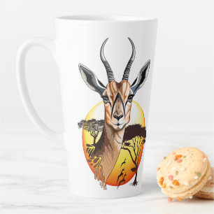 Gazelle African Antelope Wild Animal Milchtasse
